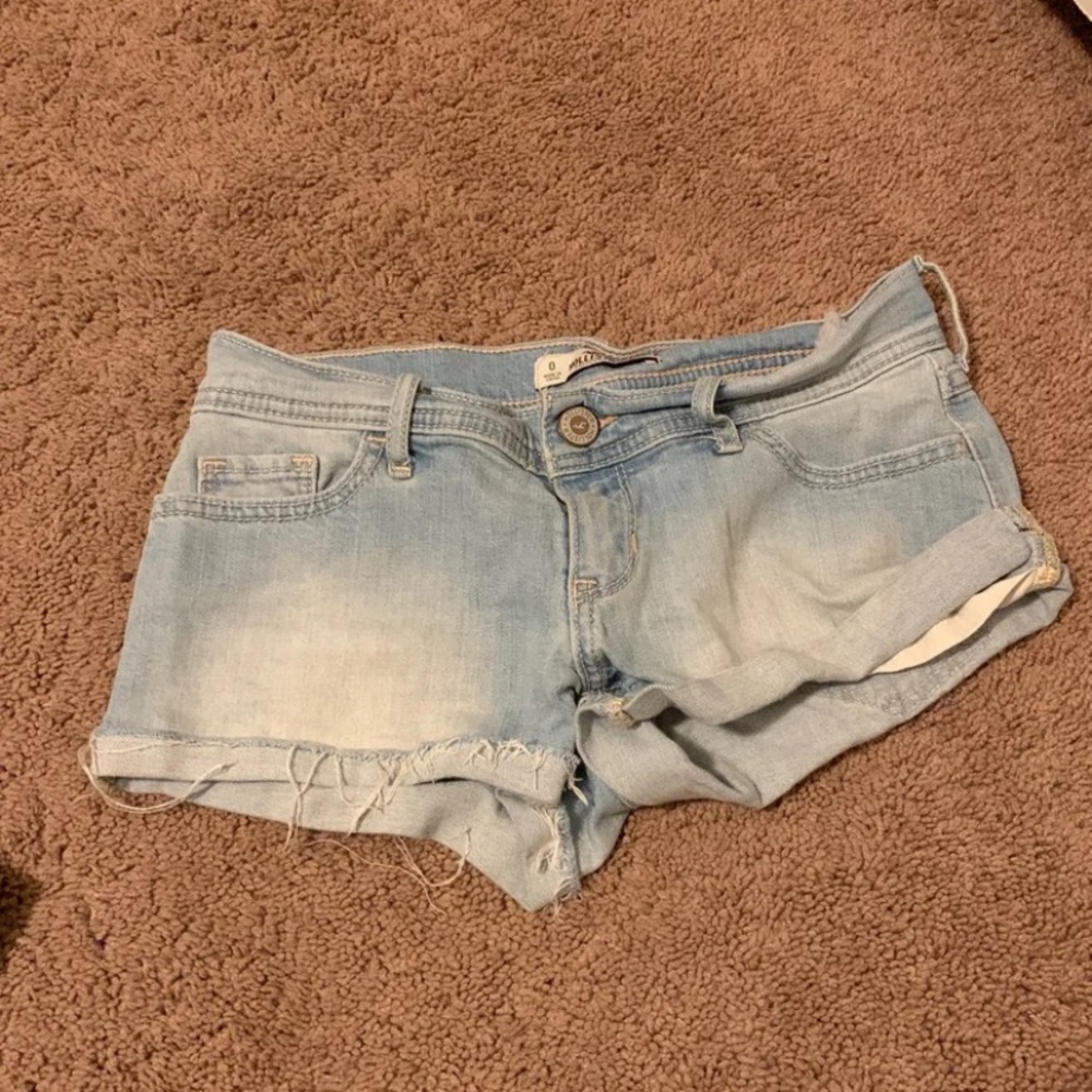 blue jeans shorts